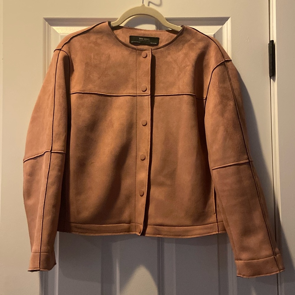Suede coat